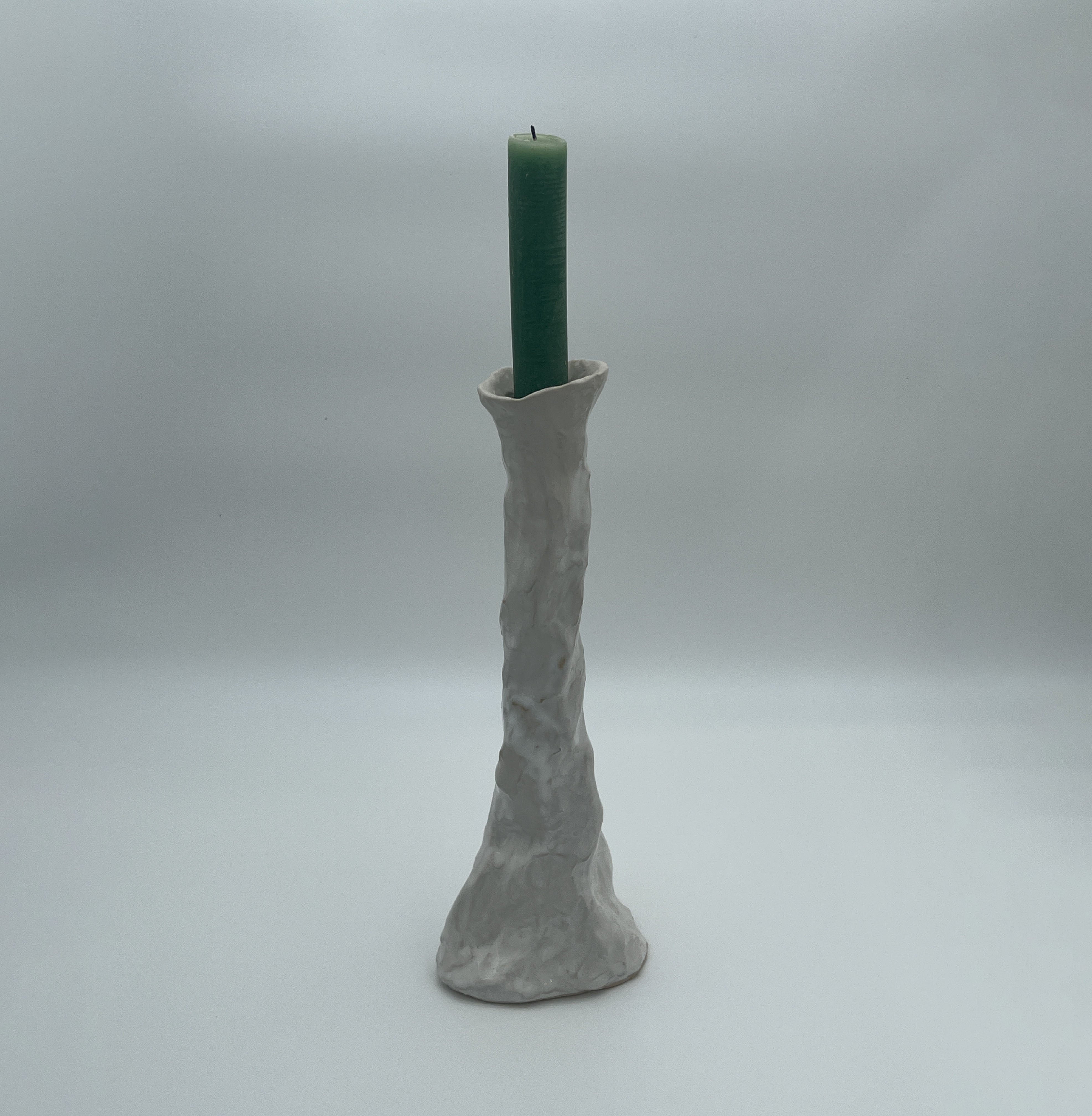 Melt Candle Holder Tall White