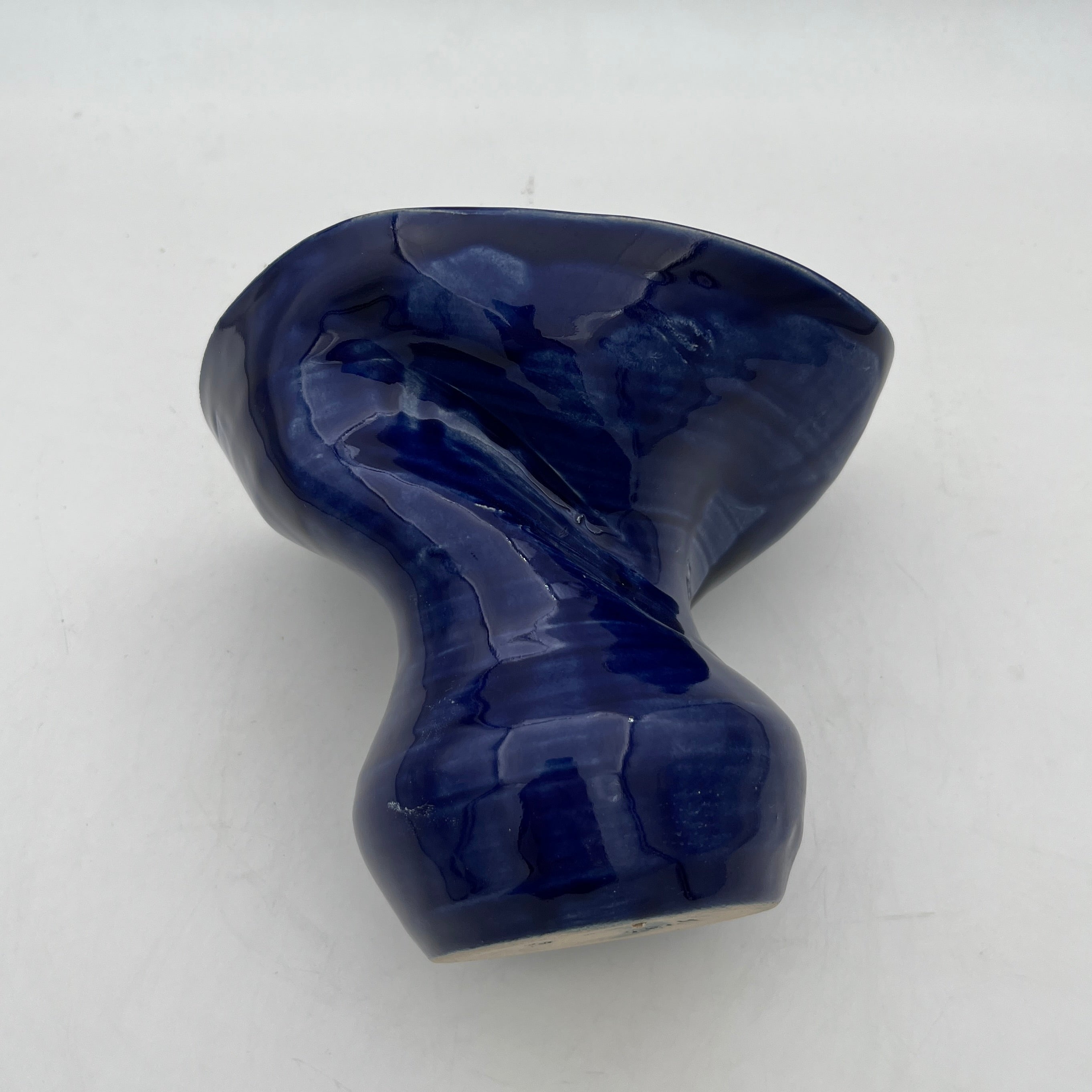 "Flow" Vase Medium Cobalt Blue