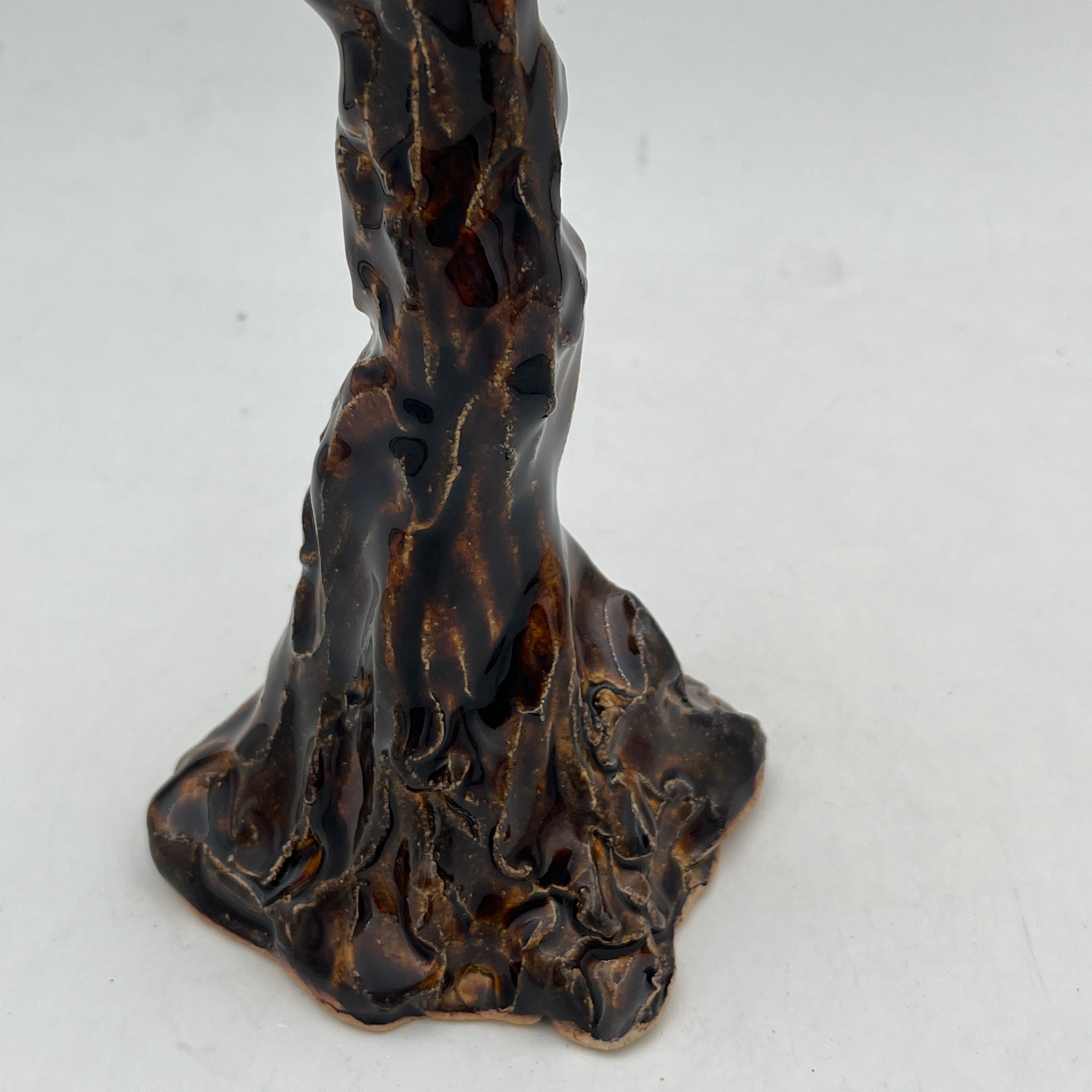 Melt Candle Holder Tall Brown