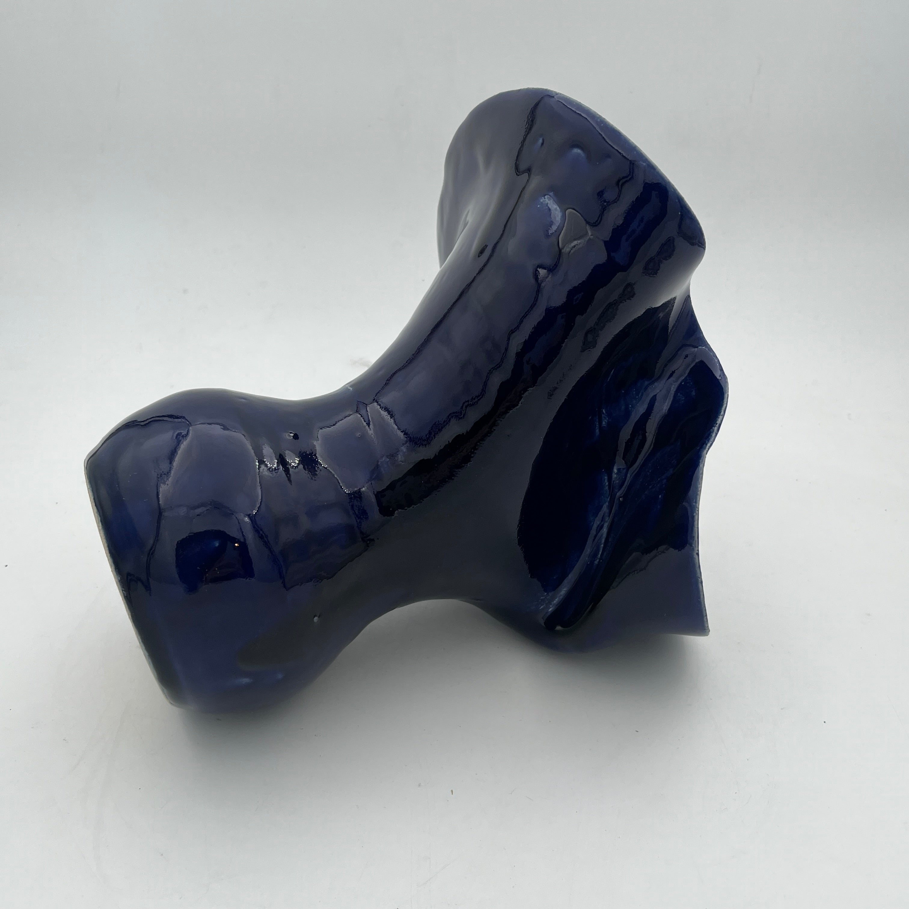 "Flow" Vase X-Large Cobalt Blue